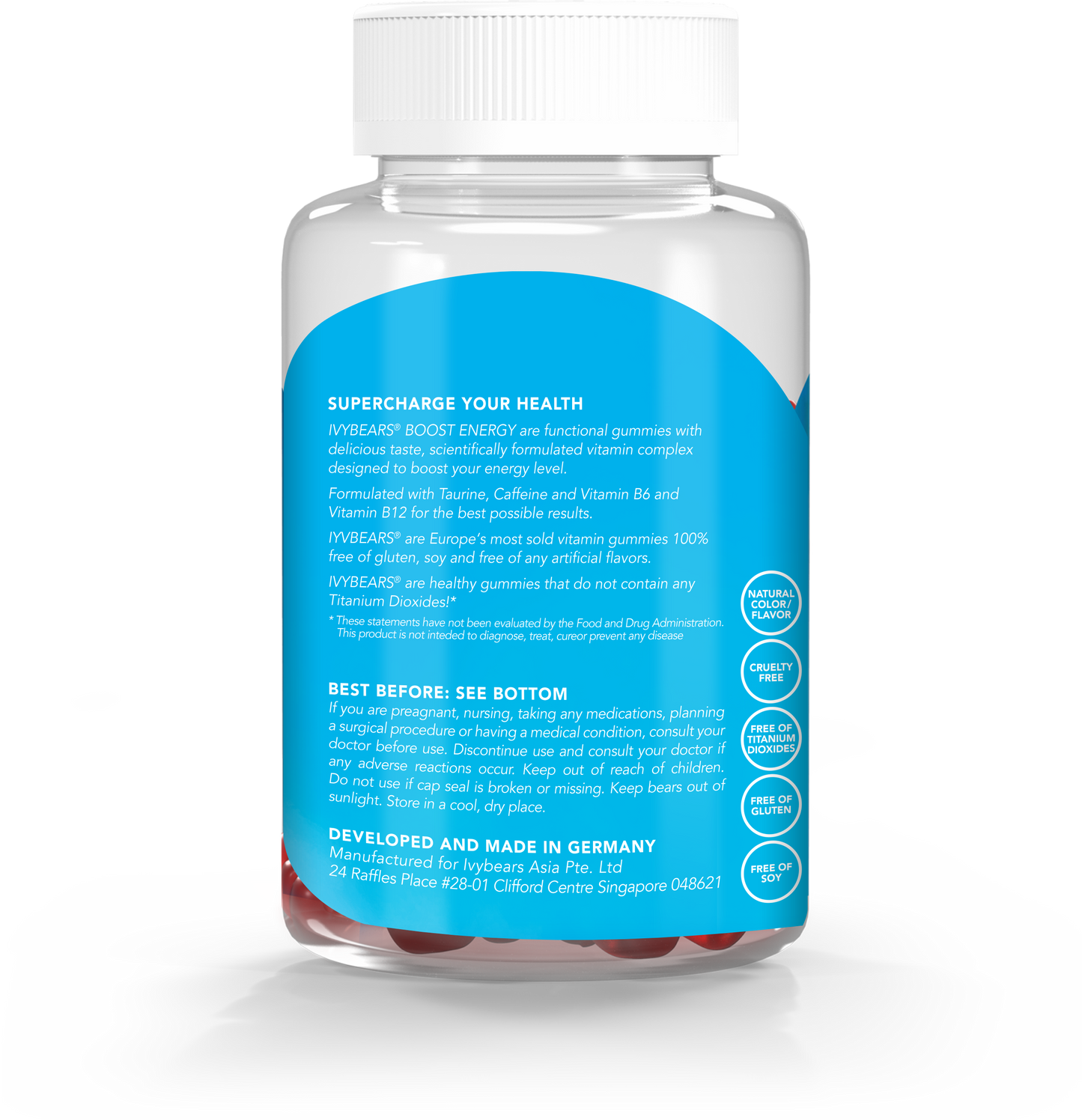 Ivybears Boost Energy Gummies