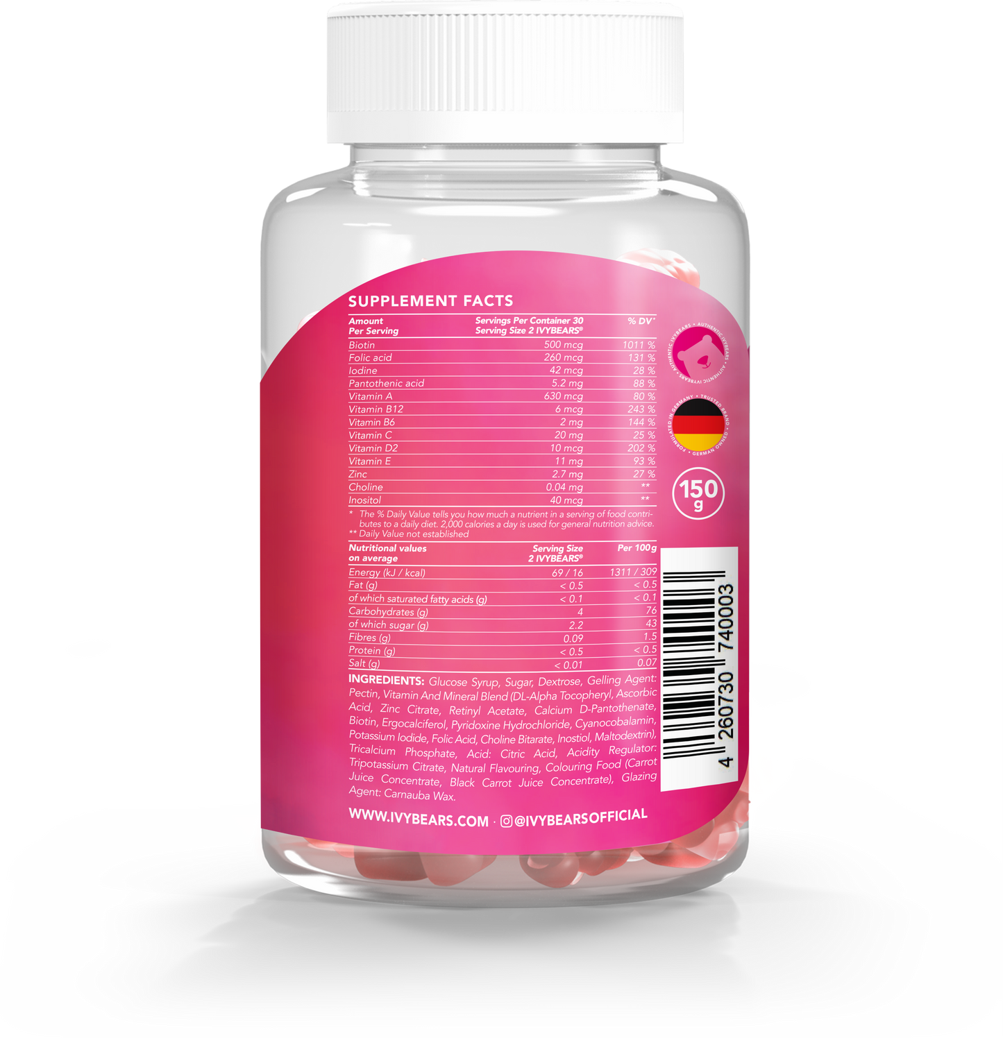 Ivybears Womens Hair