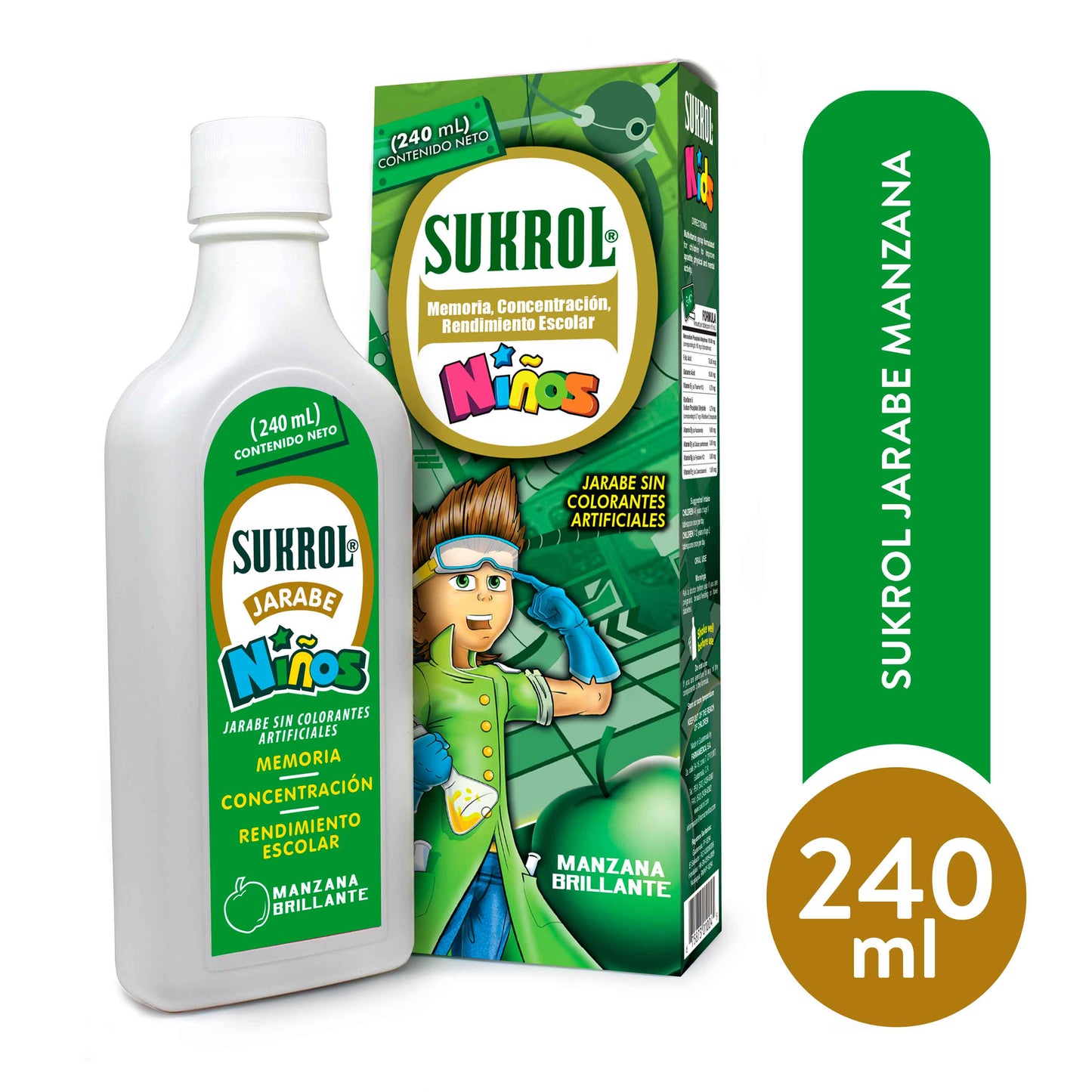 Sukrol Children Multivitamin Syrup Apple Flavor
