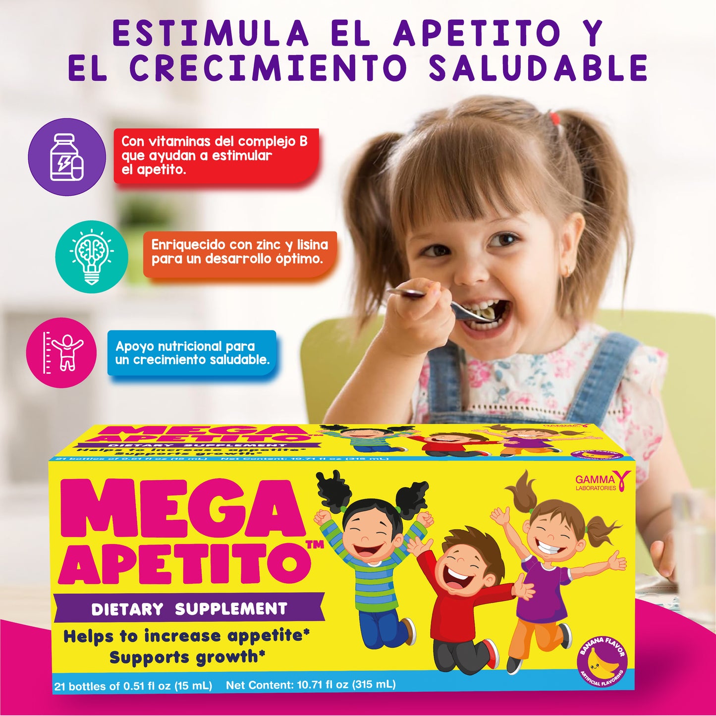 Mega Apetito Dietary Supplement for Children