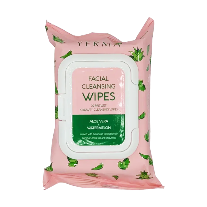 Yerma - Toallas Húmedas faciales de aloe vera y sandia
