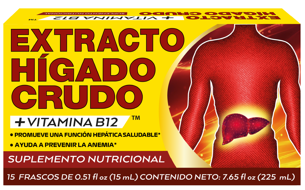 Extracto Higado Crudo - 15 viales