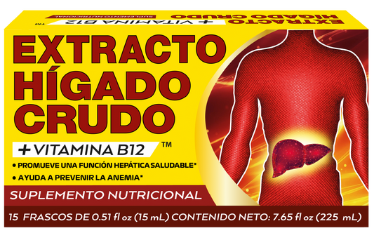 Extracto Higado Crudo - 15 viales