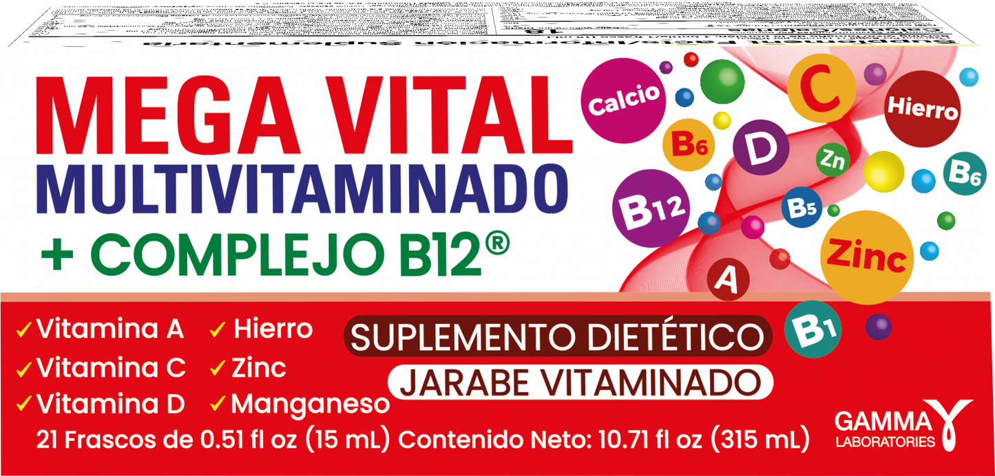 Megavital Multivitaminado + Complejo B12