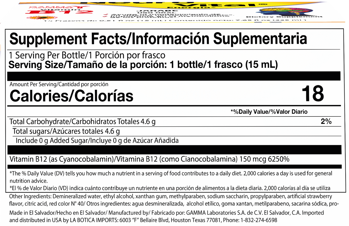 Neuro Vital - 15 Count