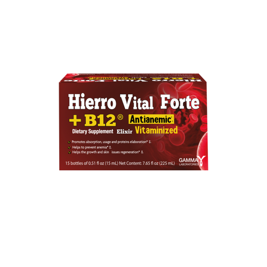 Hierro Vital Forte + B12 - 15 Count