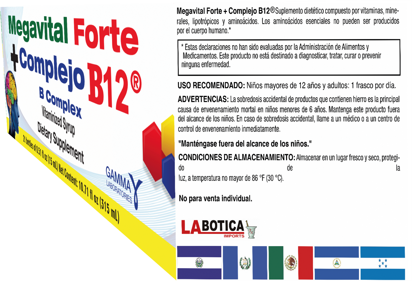 Megavital Forte + Complejo B12