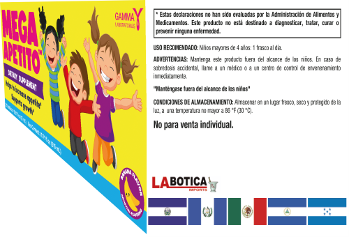 Mega Apetito Dietary Supplement for Children