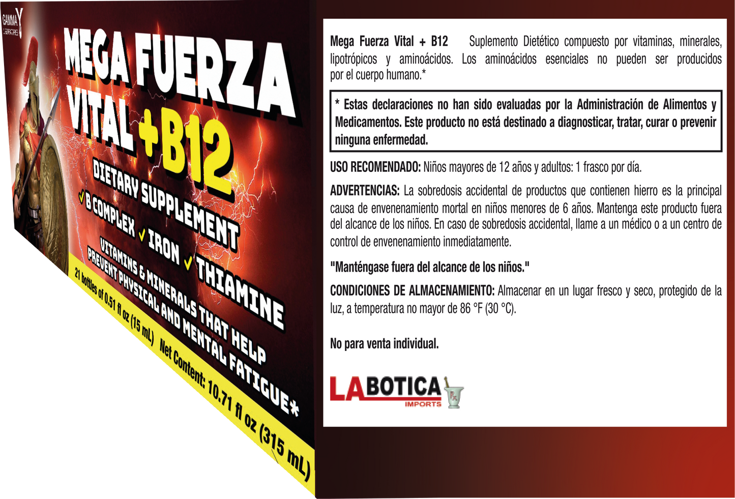 Mega Fuerza Vital + B12