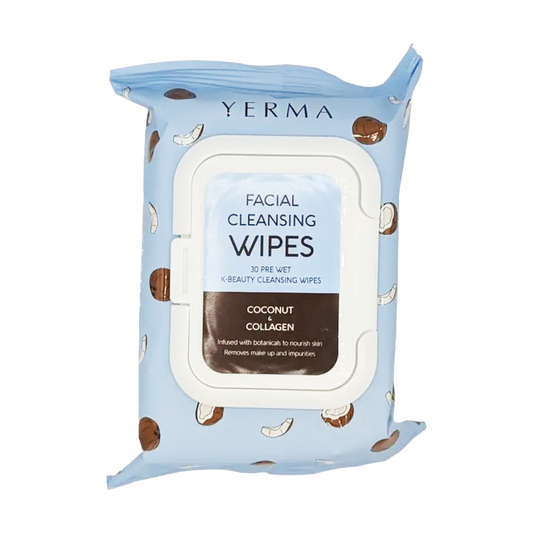 Yerma - Toallas húmedas Faciales de coco y colágeno